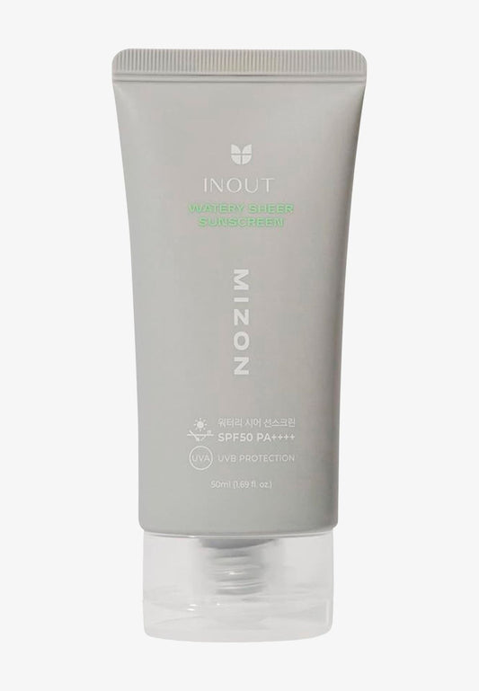 MIZON Inout Watery Sheer Sunscreen SPF 50+ PA++++ 4-Pack 50ml Each