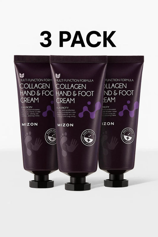 MIZON Collagen Hand & Foot Cream 3-Pack 100ml Each Korean Skincare