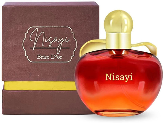 NISAYI Brise d'Or Luxury Perfume 100ml / 3.4 fl oz – Unisex Fresh Floral Fragrance